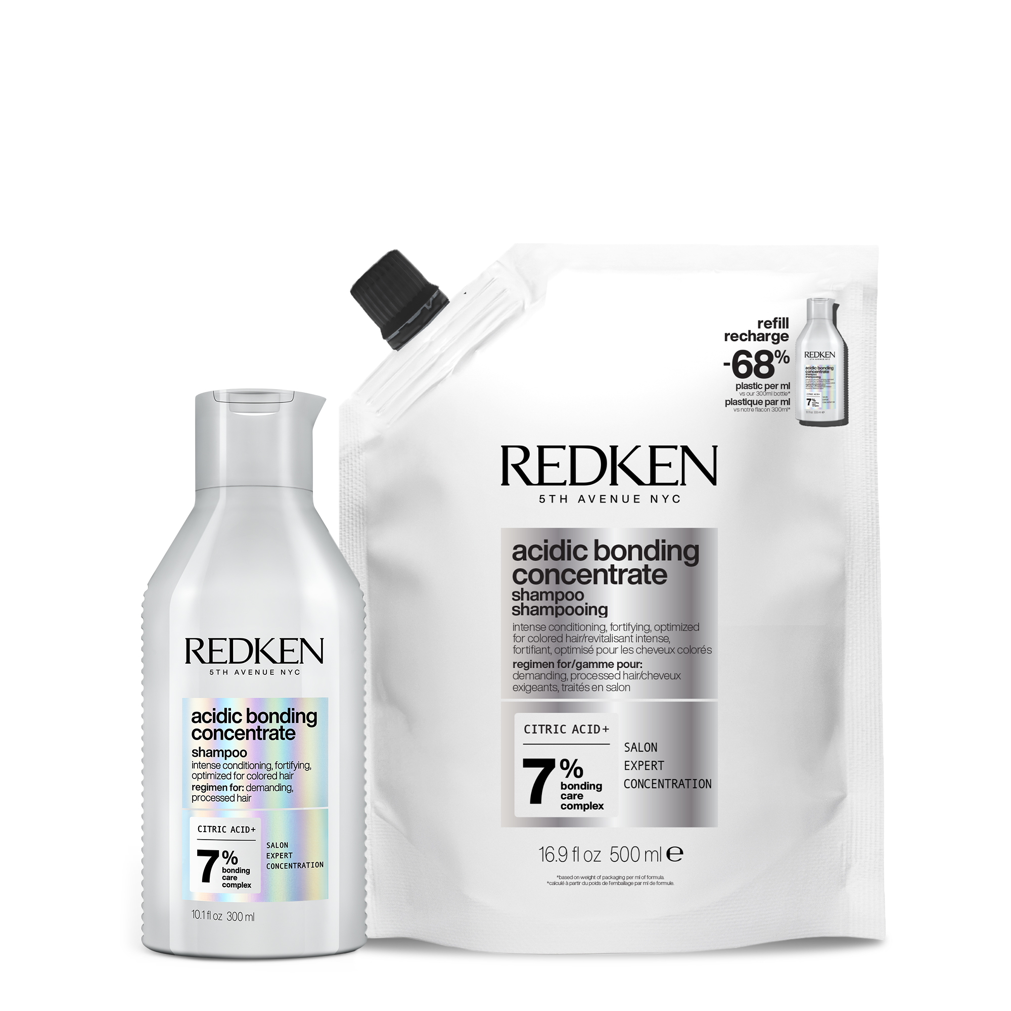 Redken - Acidic Bonding Concentrate Shampoo Refill Duo 81$